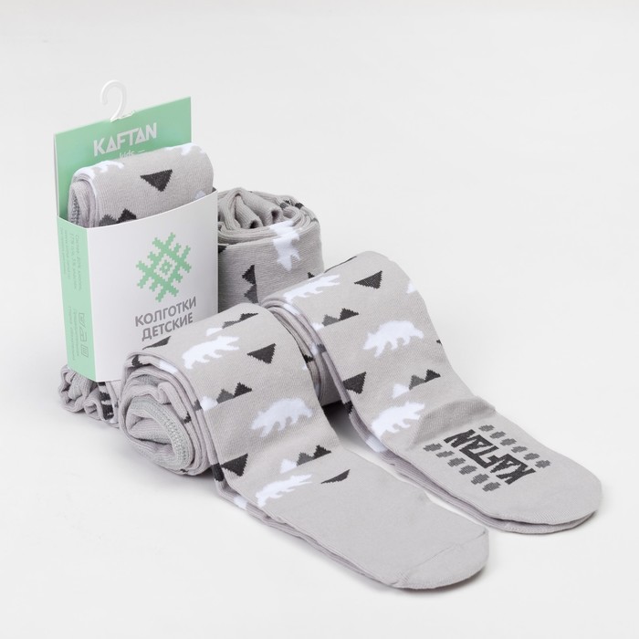 Колготки детские KAFTAN "Мишка" 92-98 см, 2-3 года 80% хл, 17% п/а, 3%эл