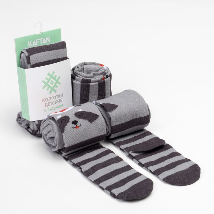 Колготки детские KAFTAN "Енотик" 104-110 см, 4-5 лет 80% хл, 17% п/а,3%эл