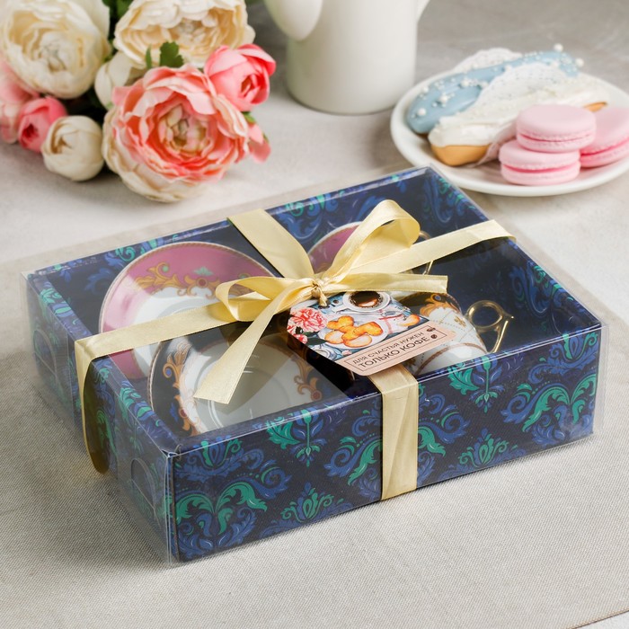 Сервиз "Муж и жена" чашка 2 шт. 80 мл, блюдце 2 шт. 11 см