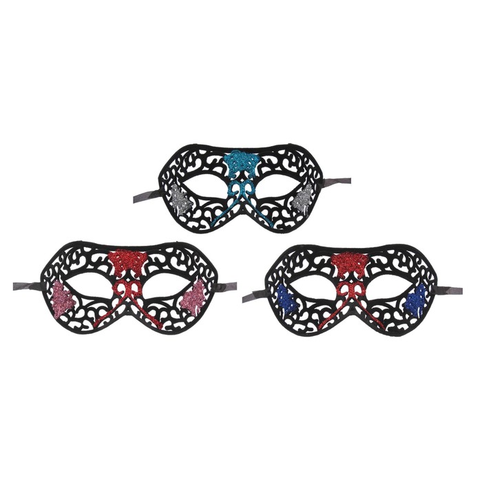 Карнавальная маска "Кружева", цвета МИКС