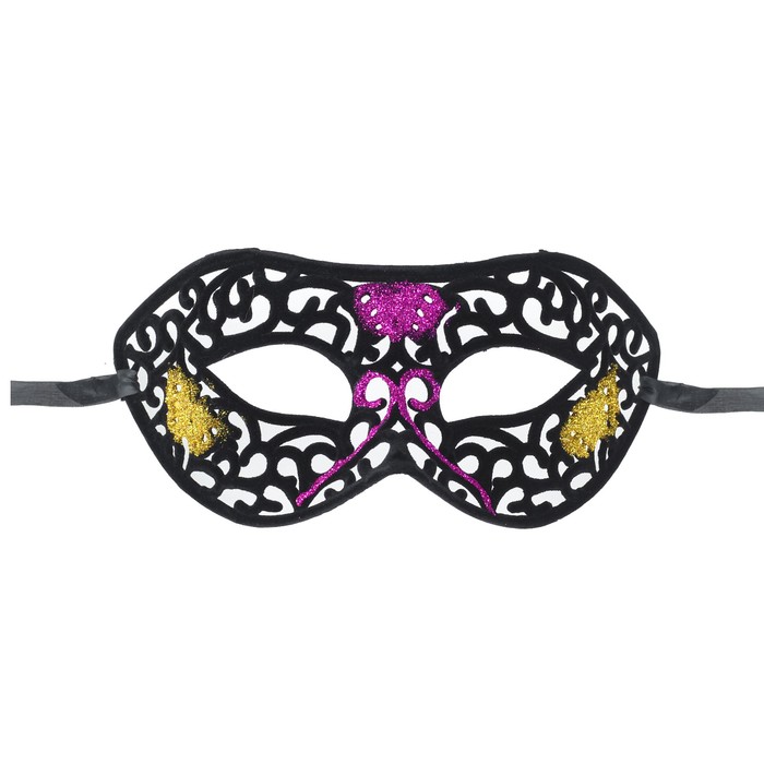 Карнавальная маска "Кружева", цвета МИКС