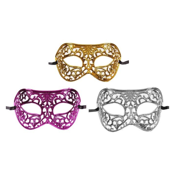 Карнавальная маска "Загадка", цвета МИКС