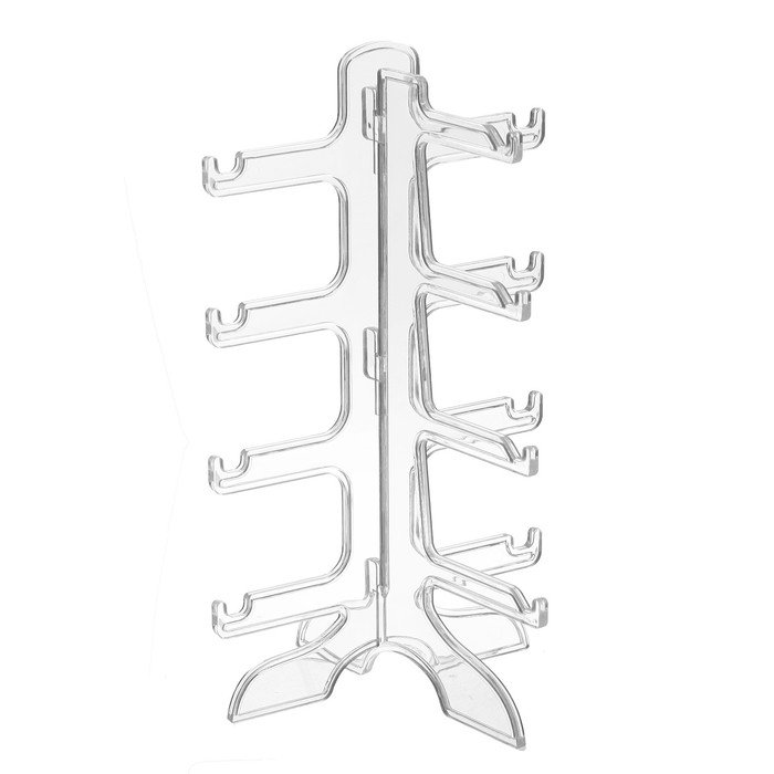 Подставка под очки четыре яруса, 16*14.5*25,5, прозрачная