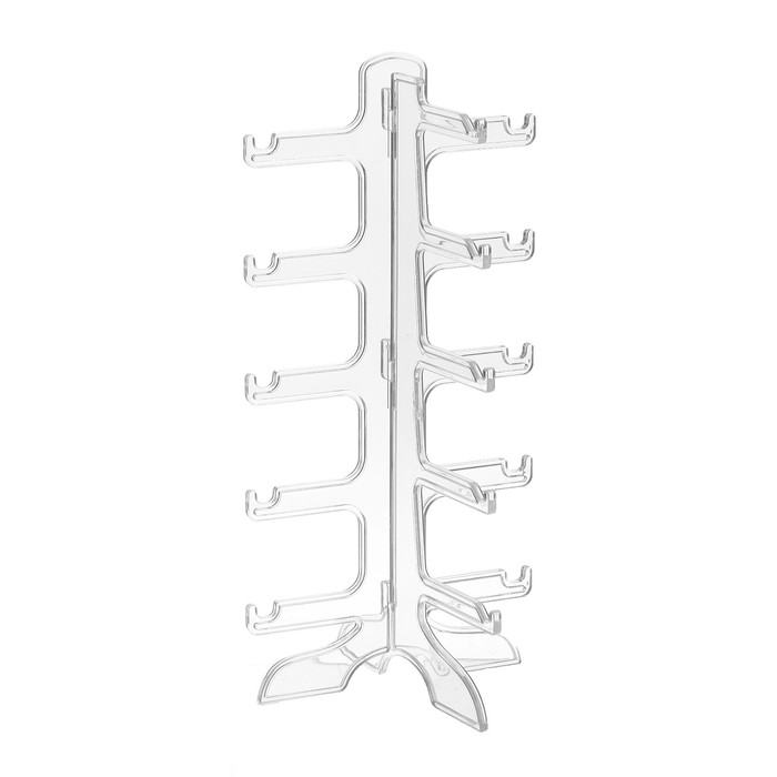 Подставка под очки 5 мест, 16x14.5x31, цвет прозрачный
