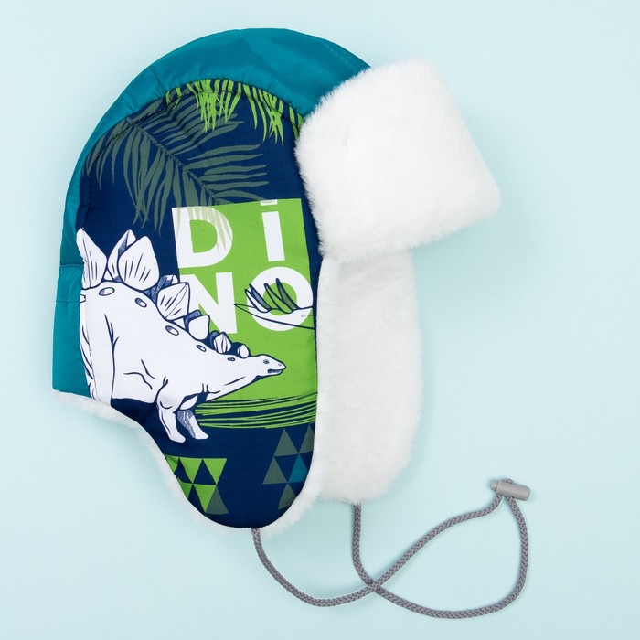 Шапка зимняя KAFTAN "Dino" р-р 50-52, 5-6 лет