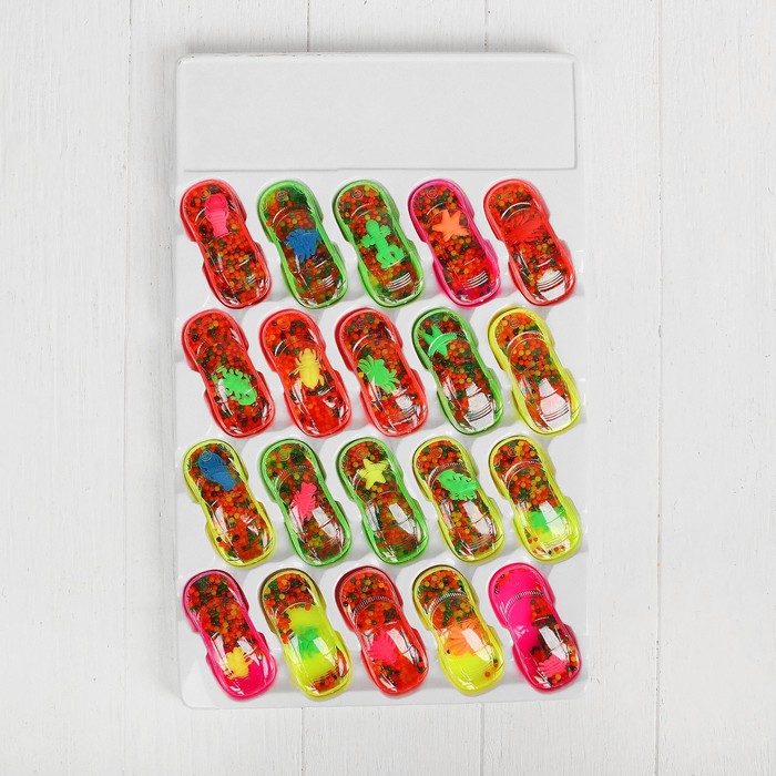 Растущие игрушки "Морской мир" с гидрогелем в машинке