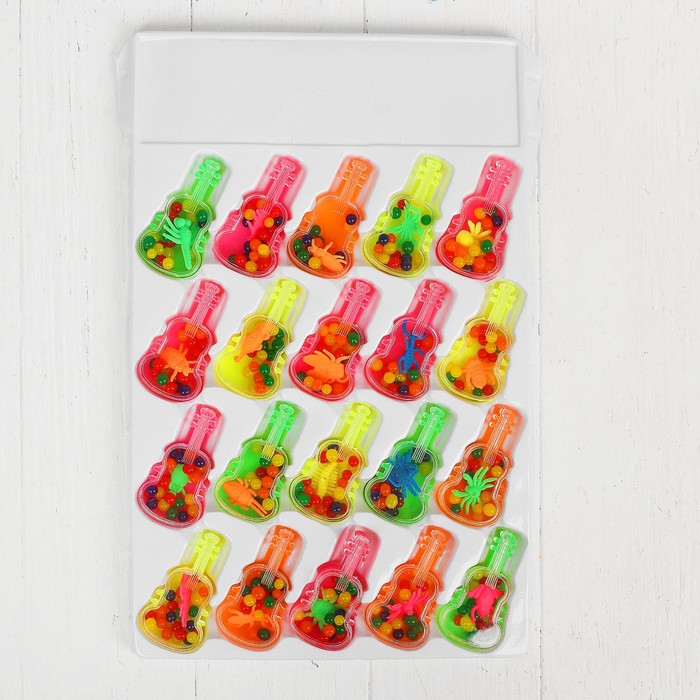 Растущие игрушки "Морской мир" с гидрогелем в гитаре