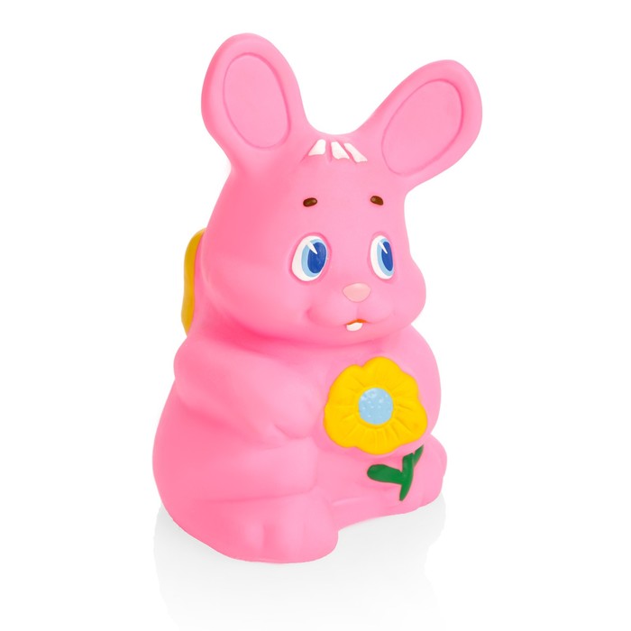Резиновая игрушка "Зайка лапочка", МИКС