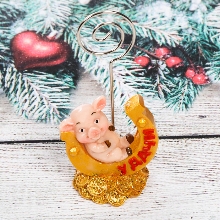 Фигурка с держателем "Удачи!"