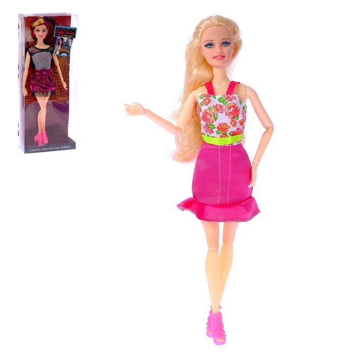 Кукла модель шарнирная "Фотосъёмки по миру", МИКС