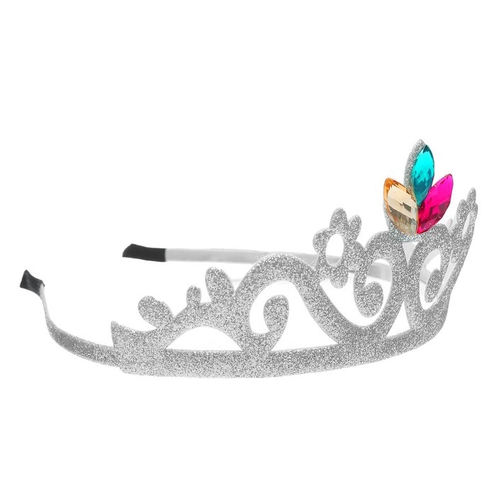 Корона на ободке "Царица", цвет серебро