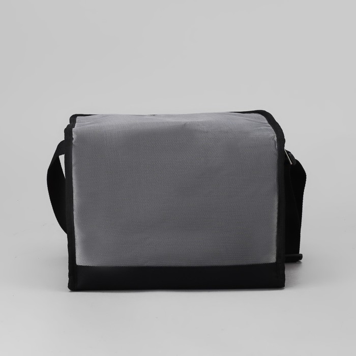 Сумка-термо дорожная, отдел на молнии, 3 наружных кармана, регулируемый ремень, цвет оранжевый