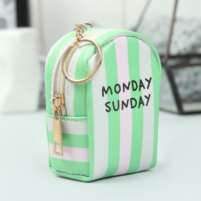 Кошелёк женский, отдел на молнии, кольцо, цвет зелёный