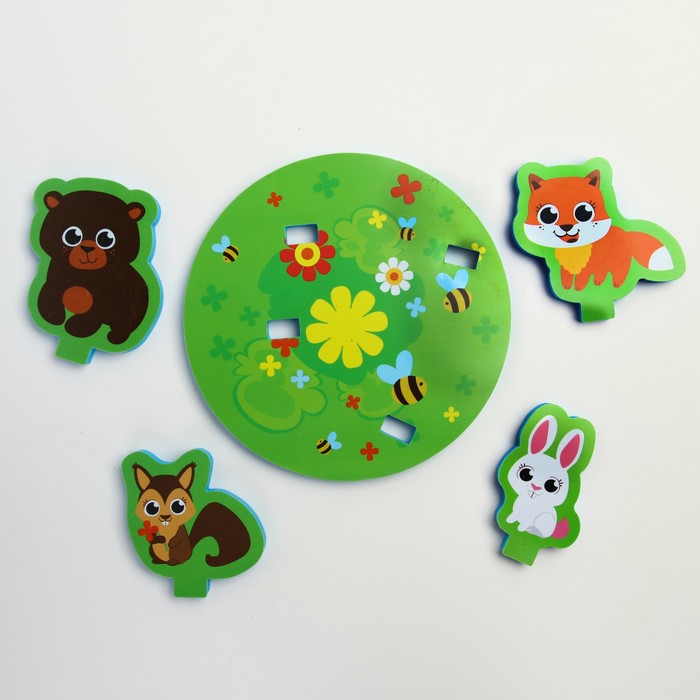 Набор игрушек для ванны «На полянке»