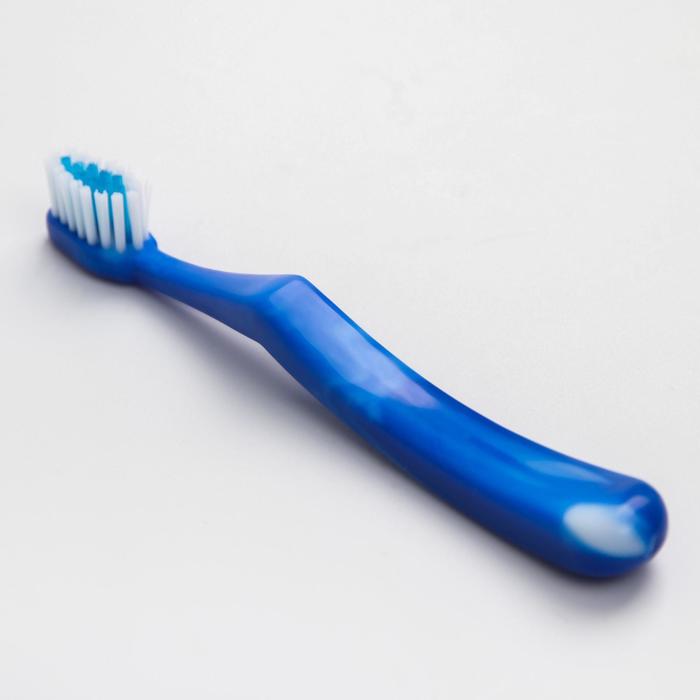Зубная щётка детская, от 18 мес., цвет синий