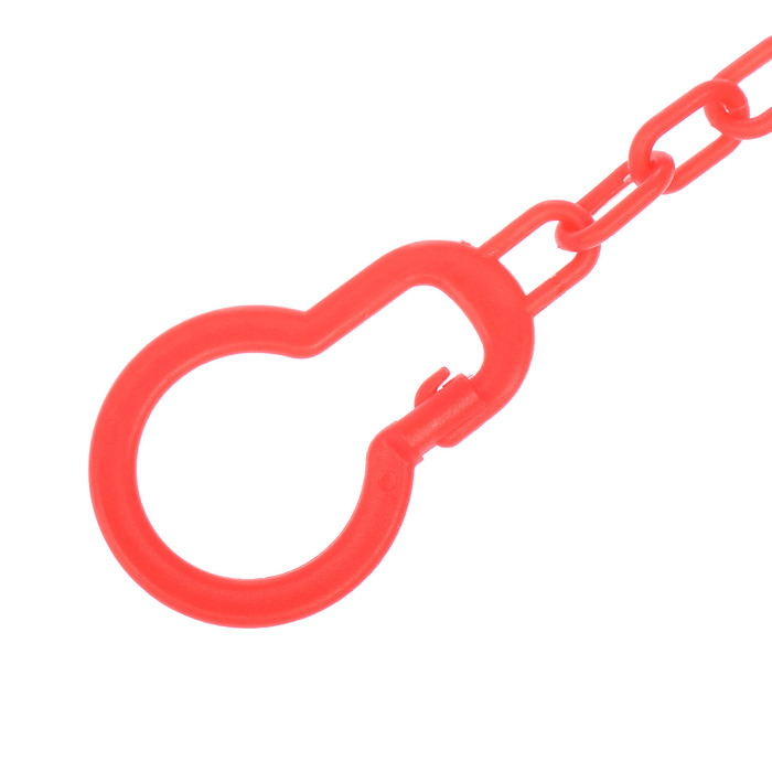 Держатель для пустышки «Божья коровка» на цепочке, цвет красный