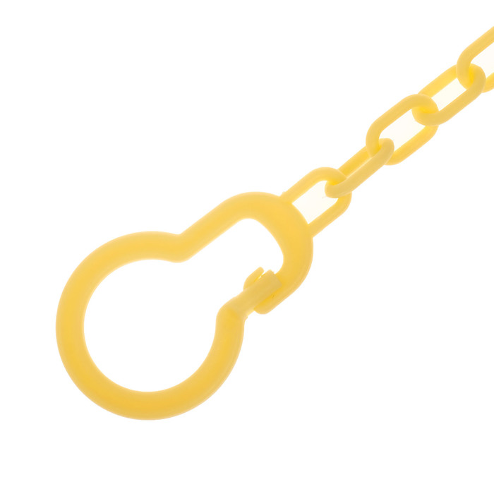 Держатель для пустышки «Божья коровка» на цепочке, цвет жёлтый