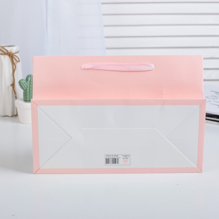 Пакет подарочный люкс, 18 х 12 х 26 см