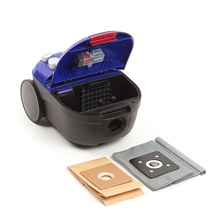 Пылесос Polaris PVB 1803, 1800 Вт, 2 л, фиолетовый