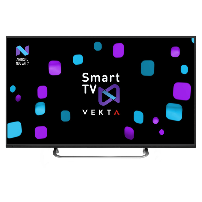 Телевизор Vekta LD-55SU8719BS, LED, 55"/140 см, ULTRA HD 3840x2160, Smart TV, черный