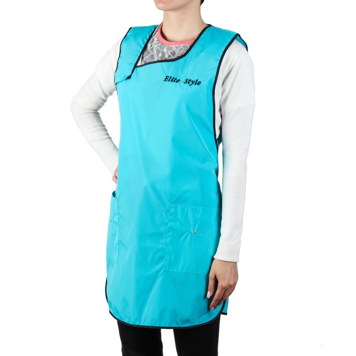 Фартук парикмахерский "Ольга", цвет бирюзовый