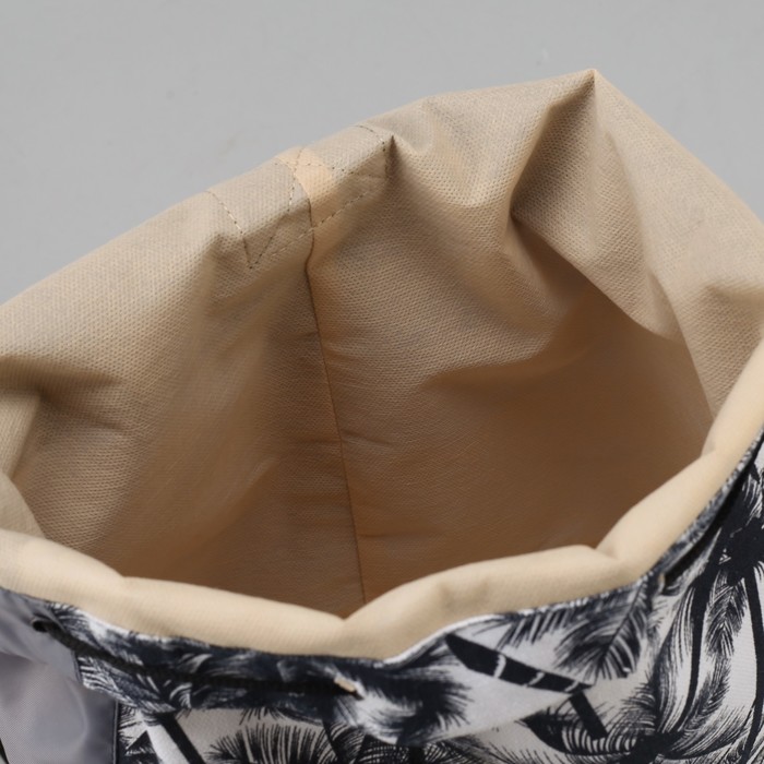 Рюкзак молодёжный "Пальмы", отдел на стяжке