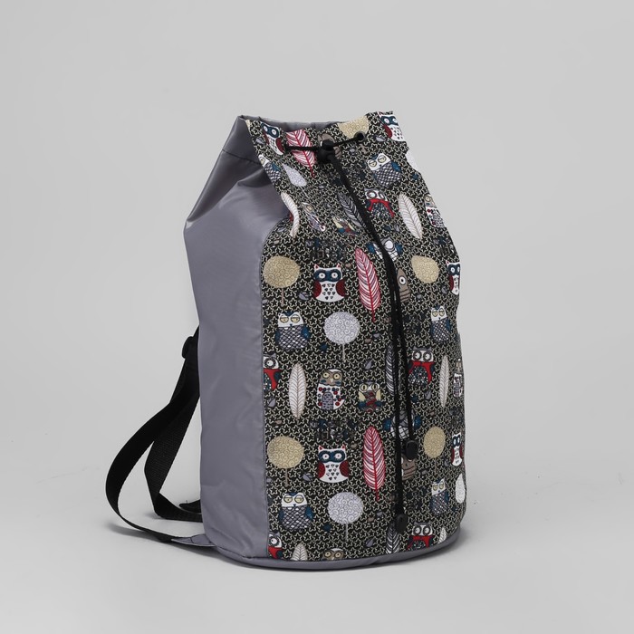 Рюкзак молодёжный "Совы в звёздах", отдел на стяжке