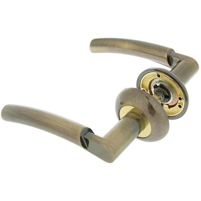 Ручка дверная AL 99А AL, цвет старинная бронза