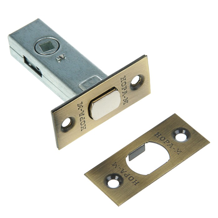 Задвижка дверная З-45, цвет бронза