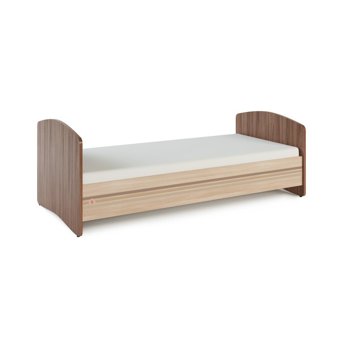 Кровать Вояж, 2045х980х750, Шимо темный/Шимо светлый