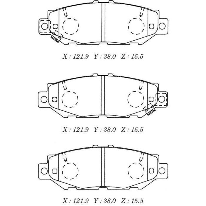 Колодки тормозные Kashiyama D2125M
