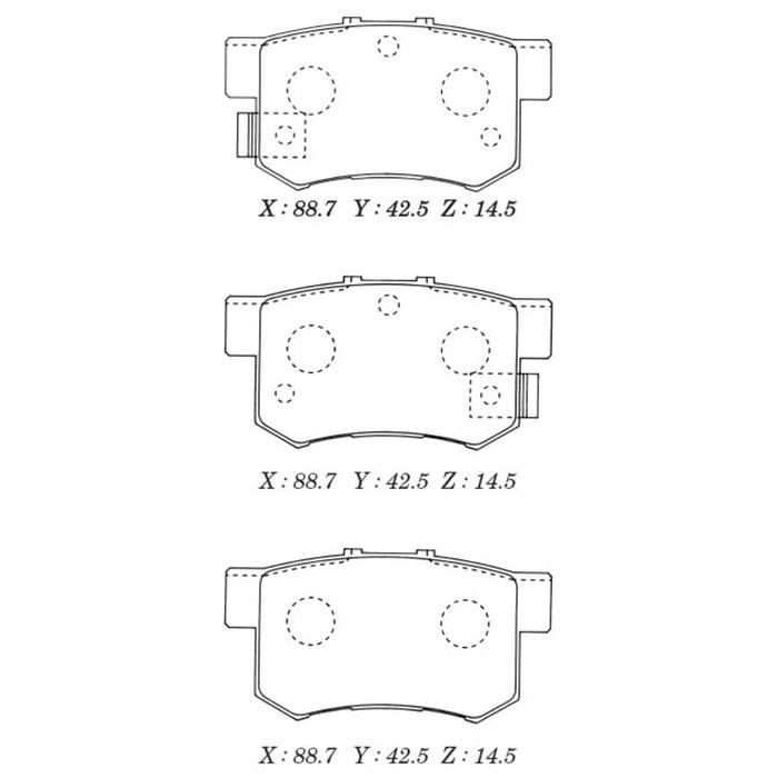 Колодки тормозные Kashiyama D5056M