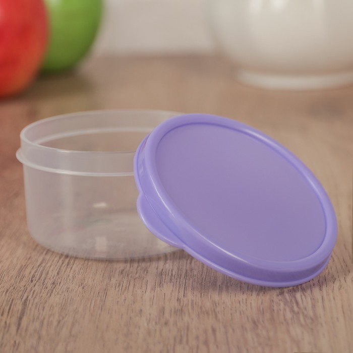 Контейнер пищевой 150 мл, цвет сиреневый