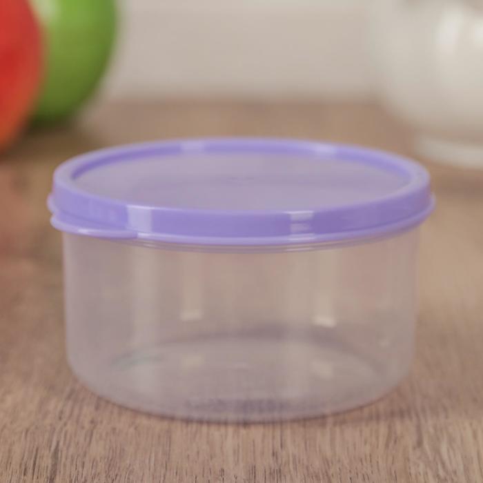 Контейнер пищевой 300 мл, цвет сиреневый