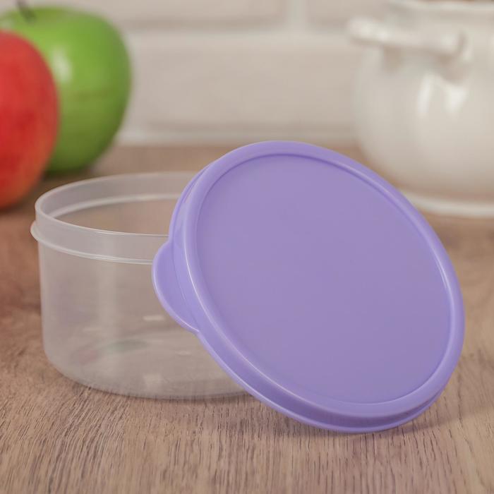 Контейнер пищевой 300 мл, цвет сиреневый