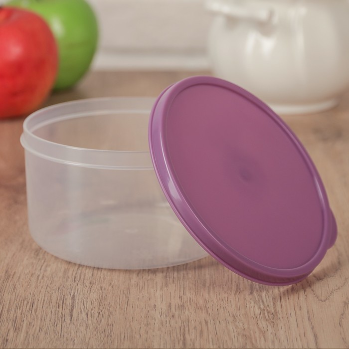 Контейнер пищевой 500 мл, цвет фиолетовый