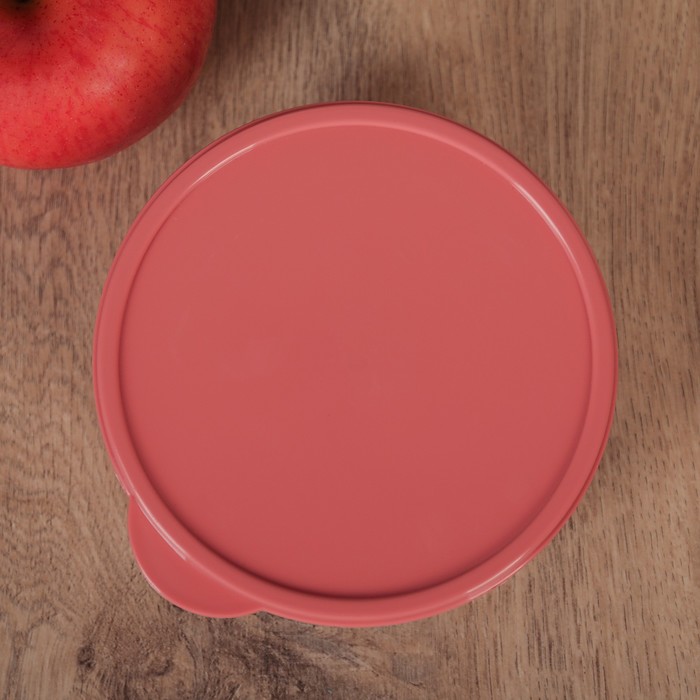 Контейнер пищевой 500 мл, цвет коралловый