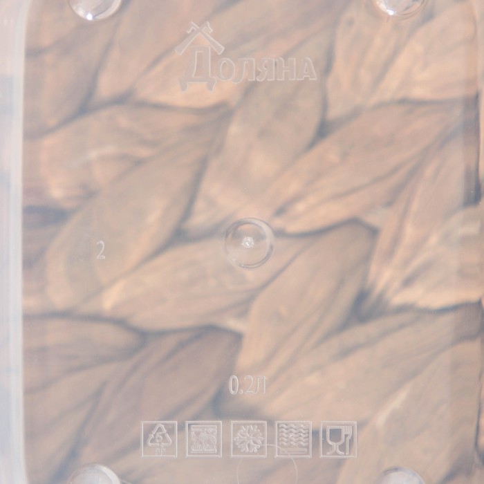 Контейнер пищевой 150 мл, цвет бирюзовый