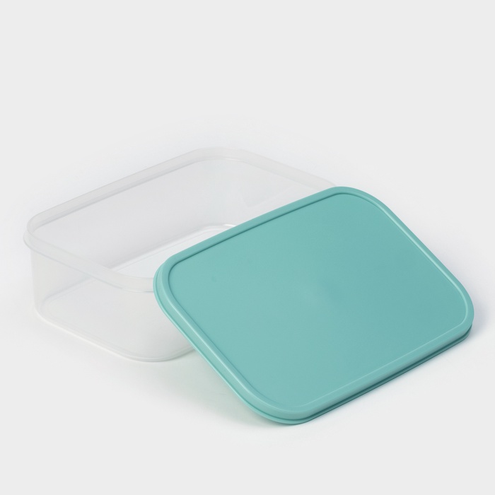 Контейнер пищевой 1,2 л, цвет бирюзовый