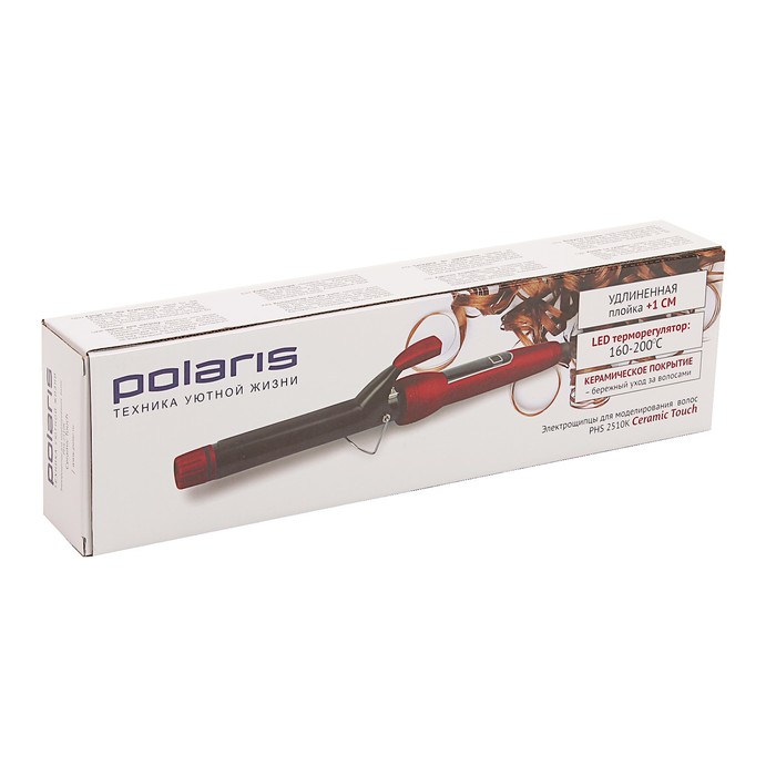 Плойка Polaris PHS 2510K , 50 Вт, 3 режима, красный