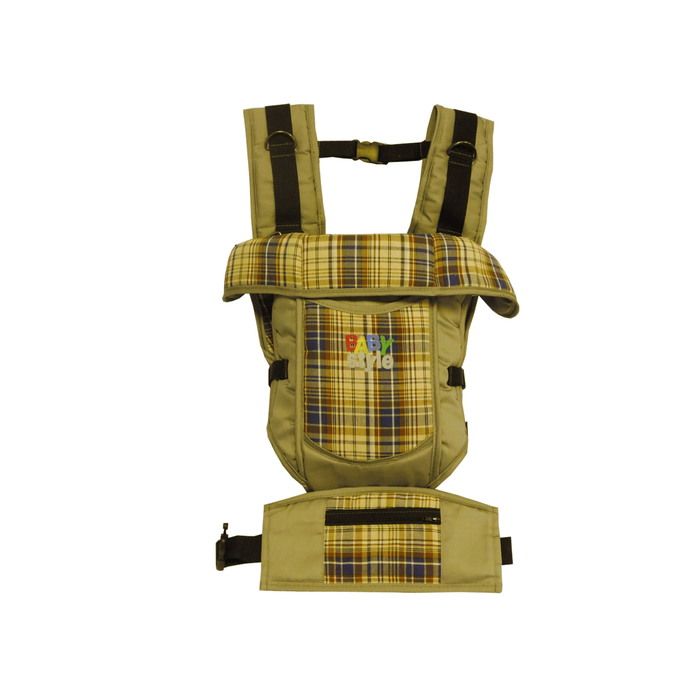 Рюкзак-кенгуру "Мишка", 4 положения, 2-12 мес.,  до 12 кг., цвет бежевый