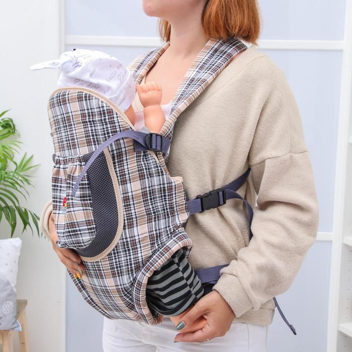 Рюкзак-кенгуру "Бимбо", 2 положения, 2-12 мес., до 11 кг., мультиколор