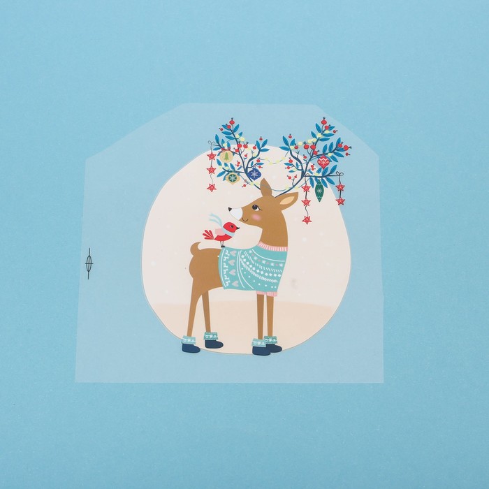 Термонаклейка для декорирования текстильных изделий «Зима‒пора чудес», 15 х 15 см