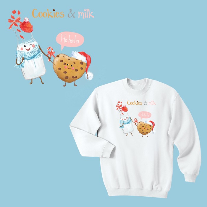 Термонаклейка для декорирования текстильных изделий «Новогодние сладости», 15 х 15 см