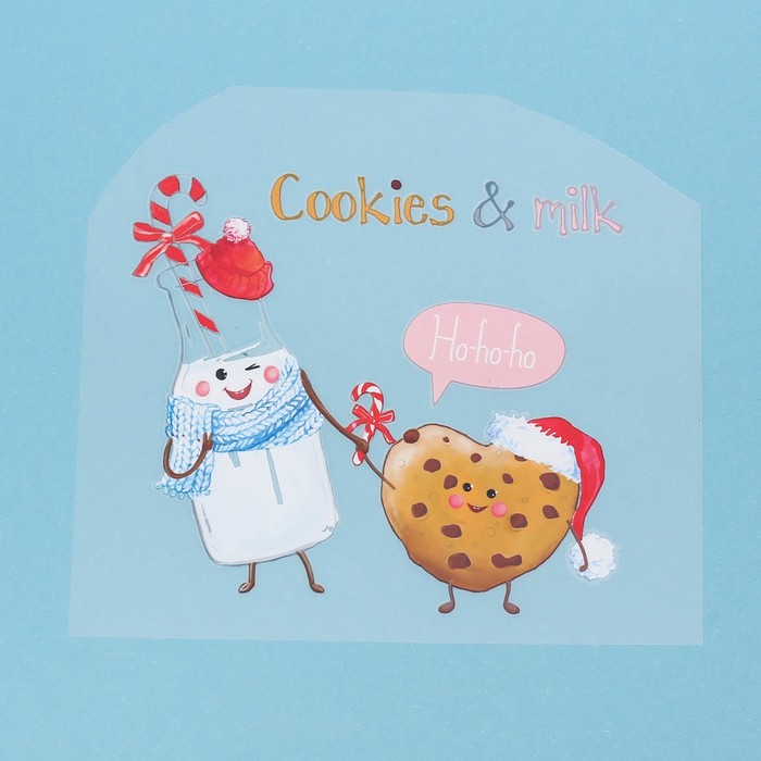 Термонаклейка для декорирования текстильных изделий «Новогодние сладости», 15 х 15 см