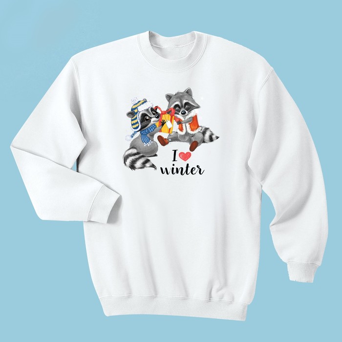 Термонаклейка для декорирования текстильных изделий I Love Winter, 15 х 15 см