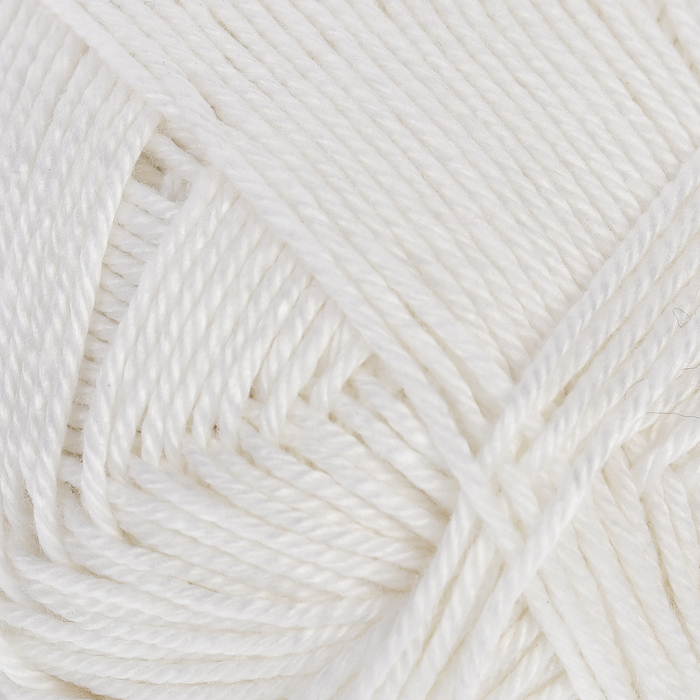 Пряжа "Begonia" 100% мерсеризованный хлопок 169м/50гр (003 белый)
