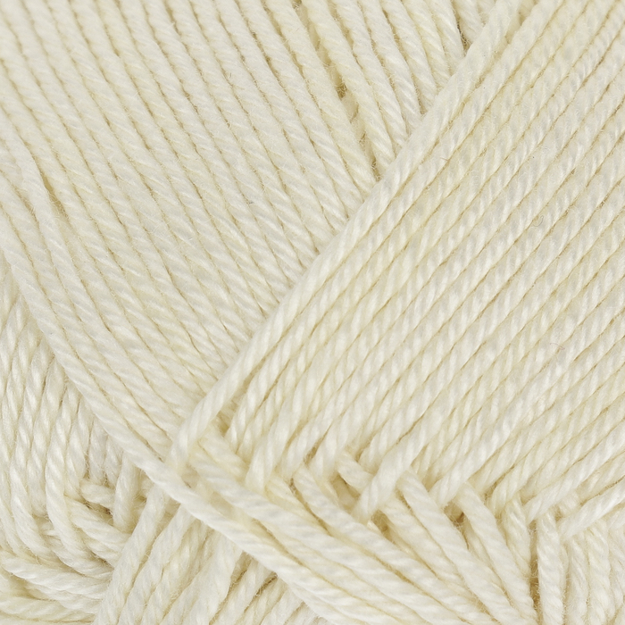 Пряжа "Begonia" 100% мерсеризованный хлопок 169м/50гр (326 кремовый)