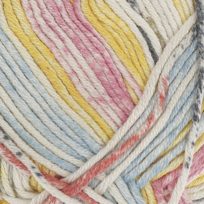 Пряжа "Calico Jakar" 50% хлопок, 50% акрил 245м/100г (31535 секционный)
