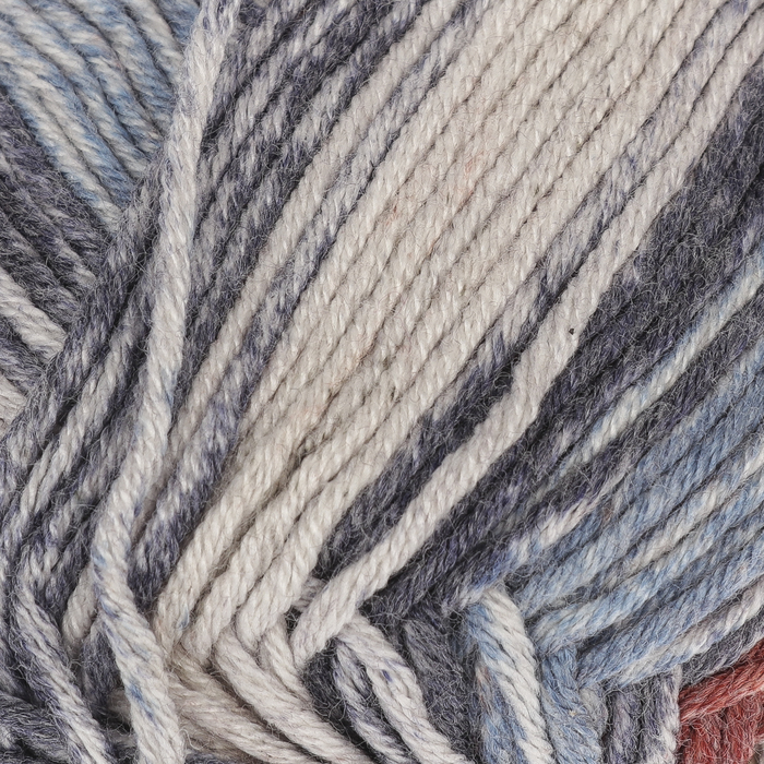 Пряжа "Calico Jakar" 50% хлопок, 50% акрил 245м/100г (31536 секционный)